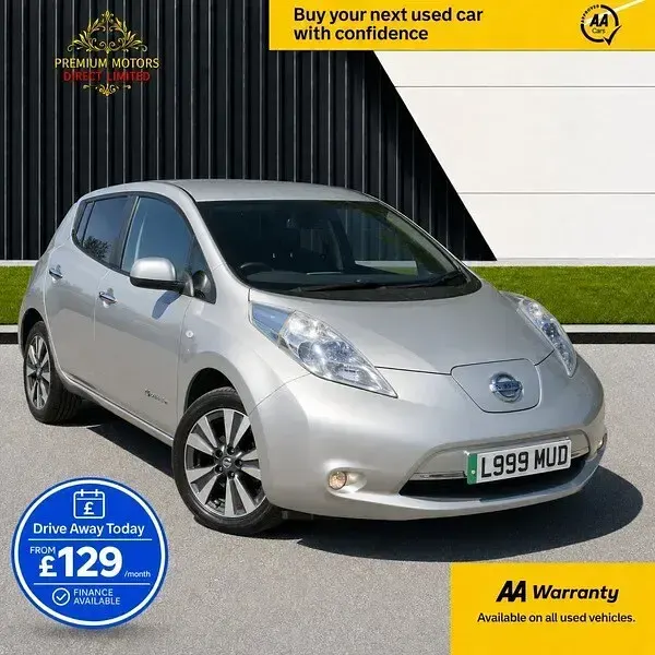 Used Nissan Leaf Tekna 30 kW (41 HP) 2017 Silver Hatchback