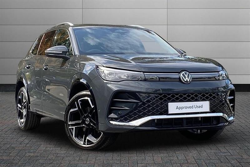 Urano grey Used 2025 VW Tiguan R-line SUV | £36,395 (Expensive) - Image 1/3