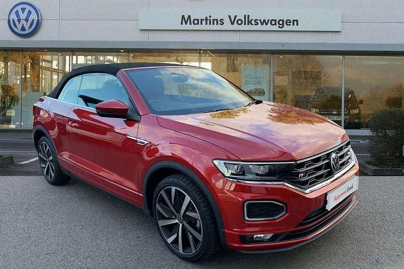 Red Used 2021 VW T-Roc Cabriolet R-line Cabriolet | £24,495 (Fair price) - Image 1/4