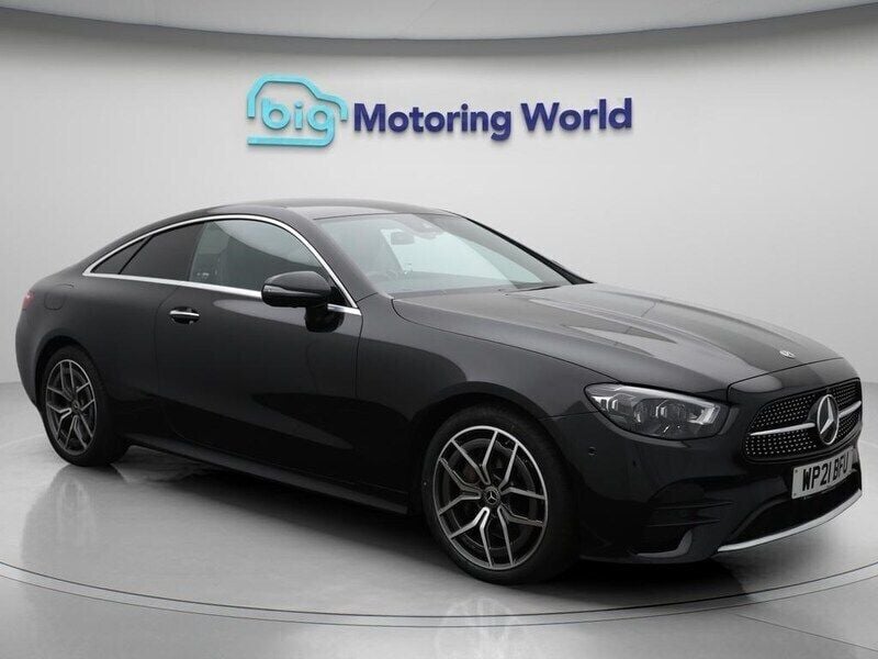 Black Used 2021 Mercedes E220 AMG line Coupe | £27,100 (Fair price) - Image 1/4
