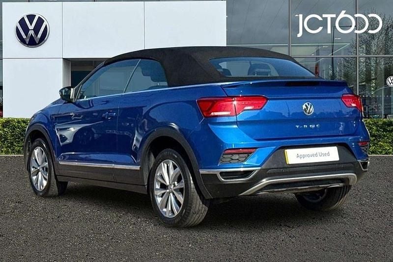 Used VW T-Roc Cabriolet Design 115 HP (84 kW) 2021 Blue Cabriolet