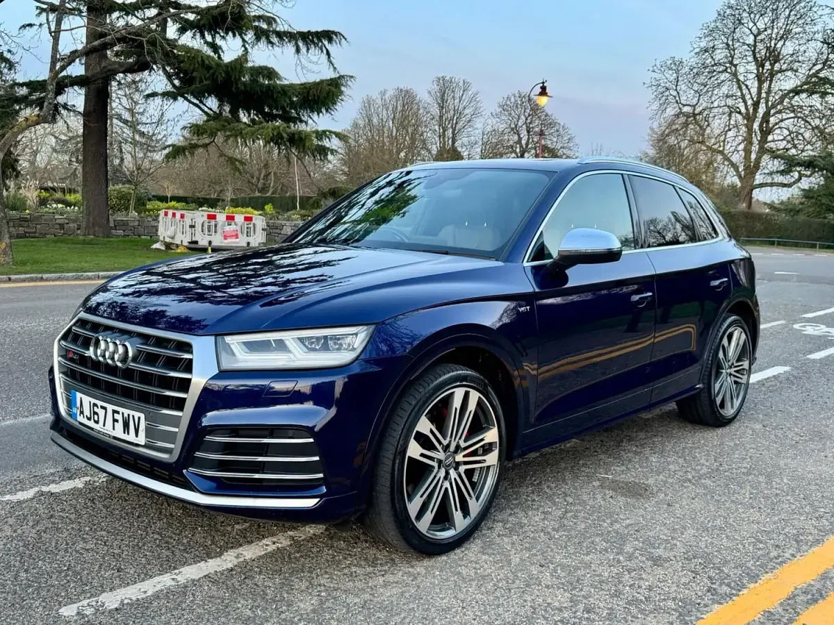 Used Audi SQ5 S-Line 354 HP (260 kW) 2018 Blue SUV