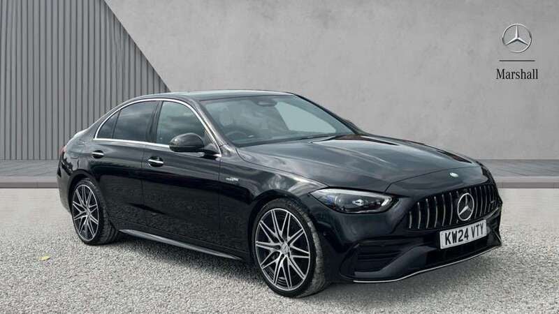 Black Used 2024 Mercedes C43 AMG Premium Plus Sedan | £47,632 (Fair price) - Image 1/4