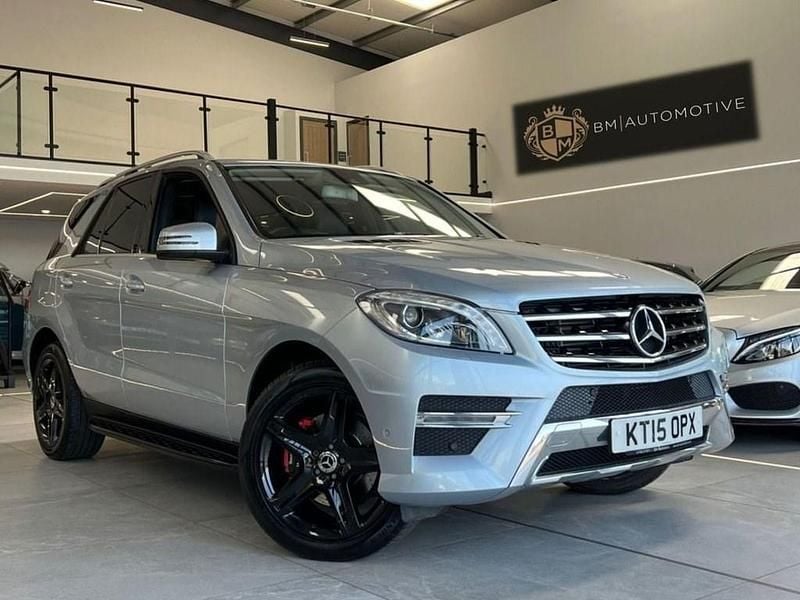 Silver Used 2015 Mercedes ML350 AMG line SUV | £14,995 (Fair price) - Image 1/4