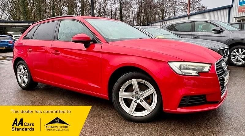 Used Audi A3 Comfort 2017 Red Hatchback