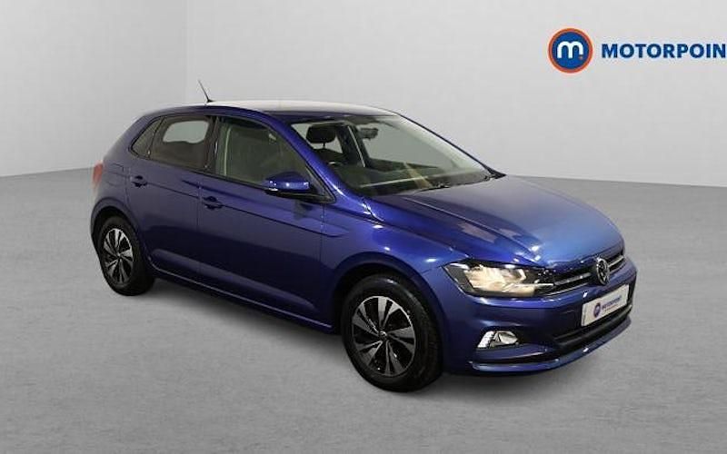 Used VW Polo Match 80 HP (58 kW) 2021 Blue Hatchback