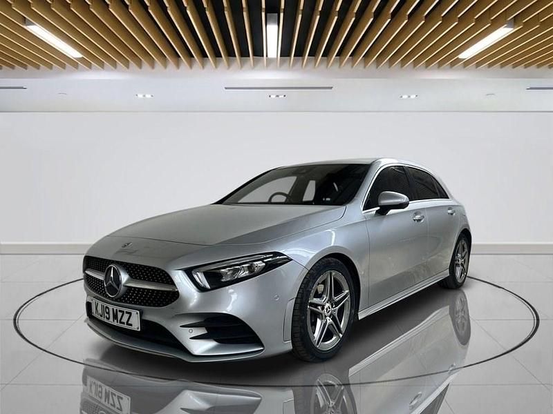 Used Mercedes A180 AMG line 116 HP (85 kW) 2019 Silver Hatchback