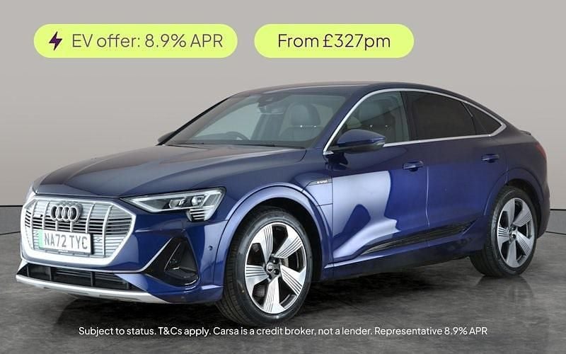 Used 2022 Audi e-tron Sportback S-Line SUV | £22,332 (Good price) - Image 1/3