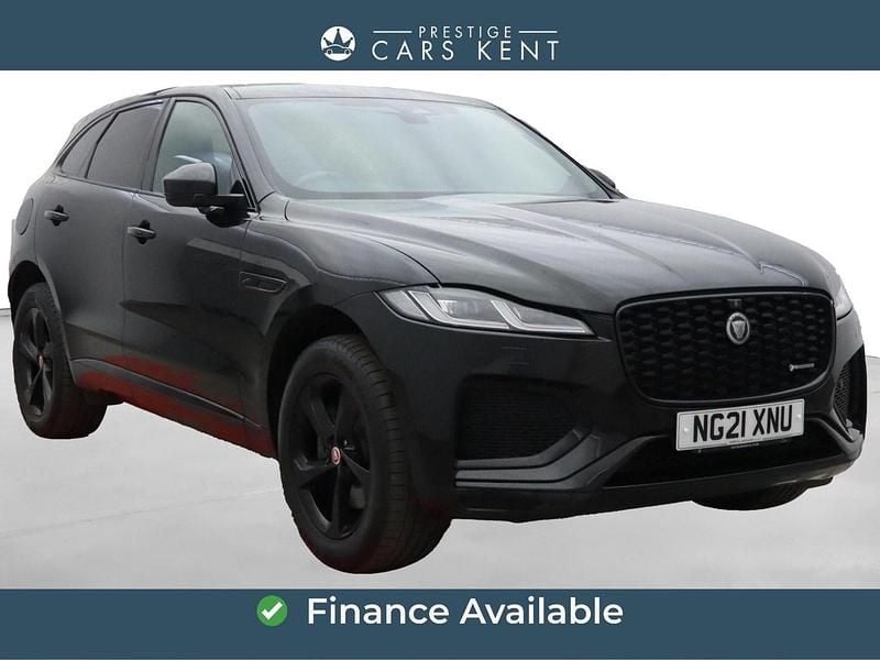 Black Used 2021 Jaguar F-Pace R-Dynamic SUV | £26,850 (Good price) - Image 1/3