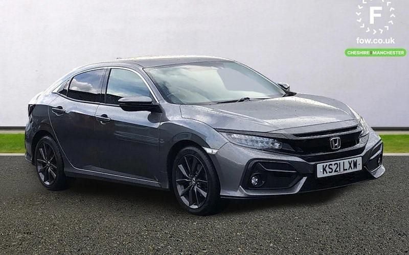 Used Honda Civic SR 126 HP (92 kW) 2021 Grey Hatchback
