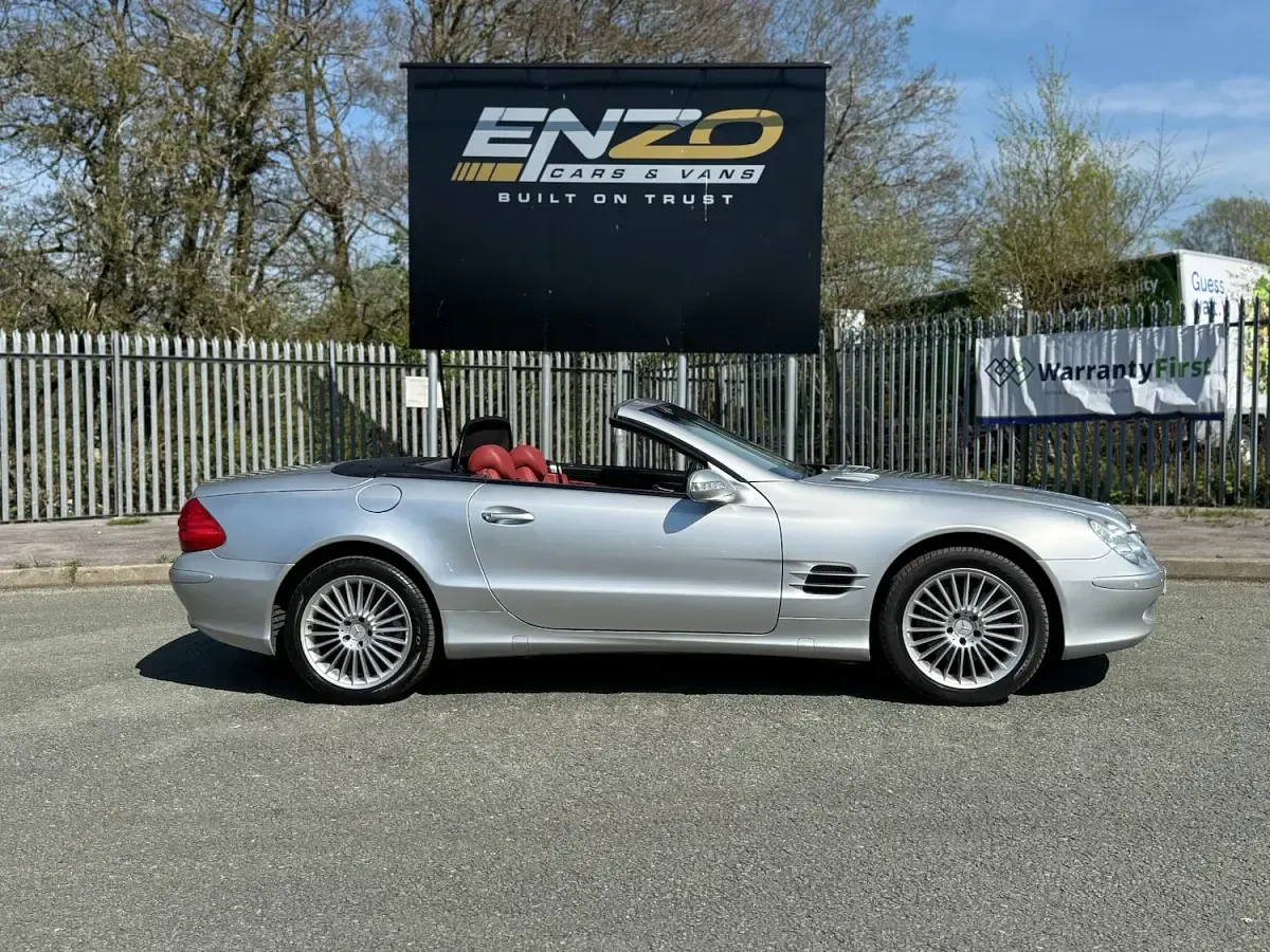 Used Mercedes SL500 306 HP (225 kW) 2003 Silver Cabriolet
