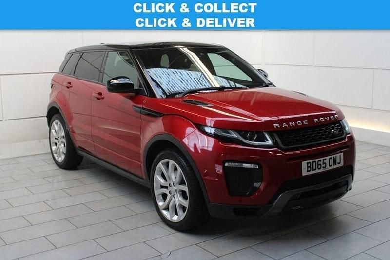 Red Used 2016 Land Rover Range Rover evoque HSE Dynamic SUV | £11,300 (Good price) - Image 1/3