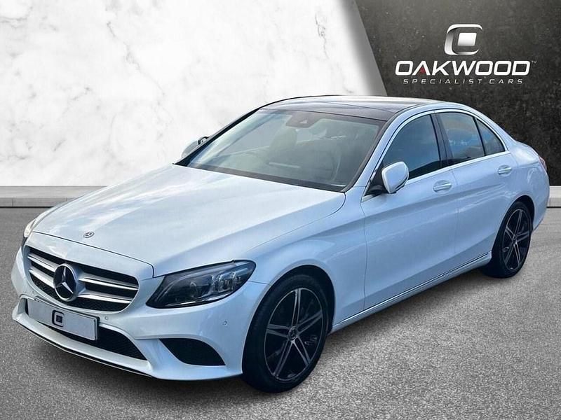 Used Mercedes C220 Sport Edition 2020 White Sedan