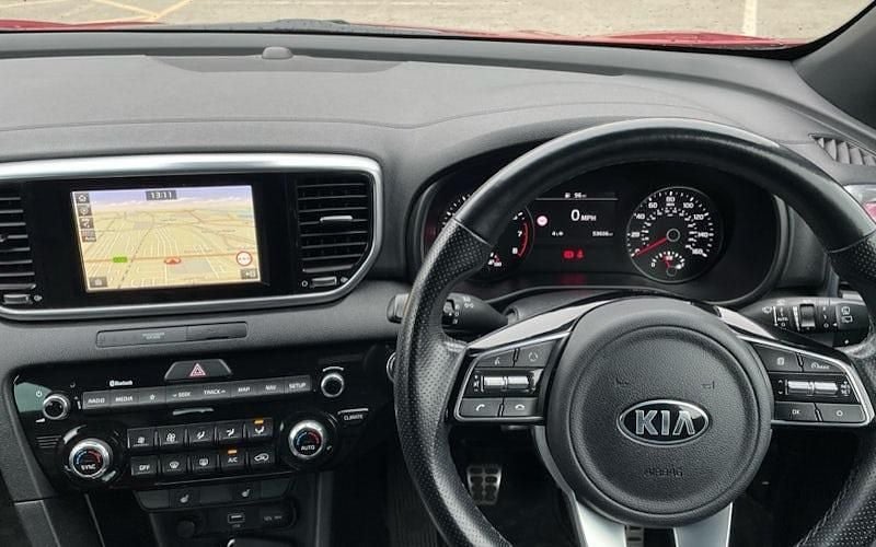 Used Kia Sportage GT-Line 177 HP (130 kW) 2020 Red SUV