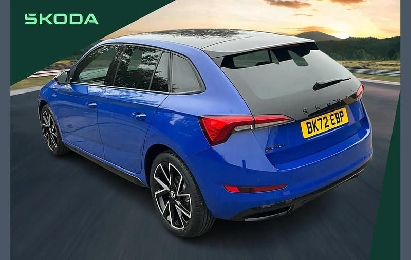 Used Skoda Scala Monte Carlo 108 HP (79 kW) 2022 Blue Hatchback