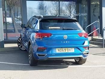 Usado VW T-Roc R-line 150 HP (110 kW) 2020 Azul SUV
