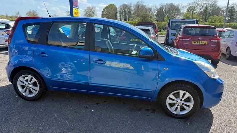 Used Nissan Note Acenta 88 HP (64 kW) 2009 Blue Hatchback
