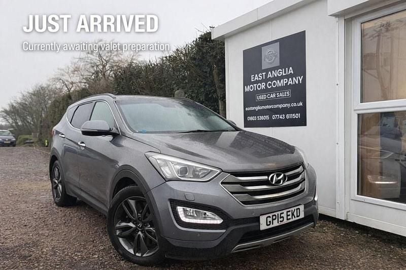 Used Hyundai Santa Fe Premium SE 194 HP (142 kW) 2015 Silver SUV
