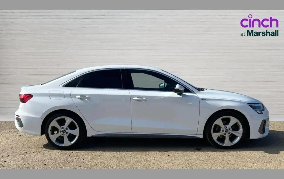Used Audi A3 S-Line 110 HP (80 kW) 2022 White Sedan