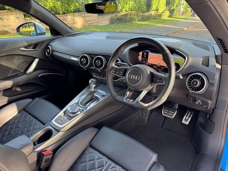 Used Audi TTS Comfort 320 HP (235 kW) 2021 Blue Coupe