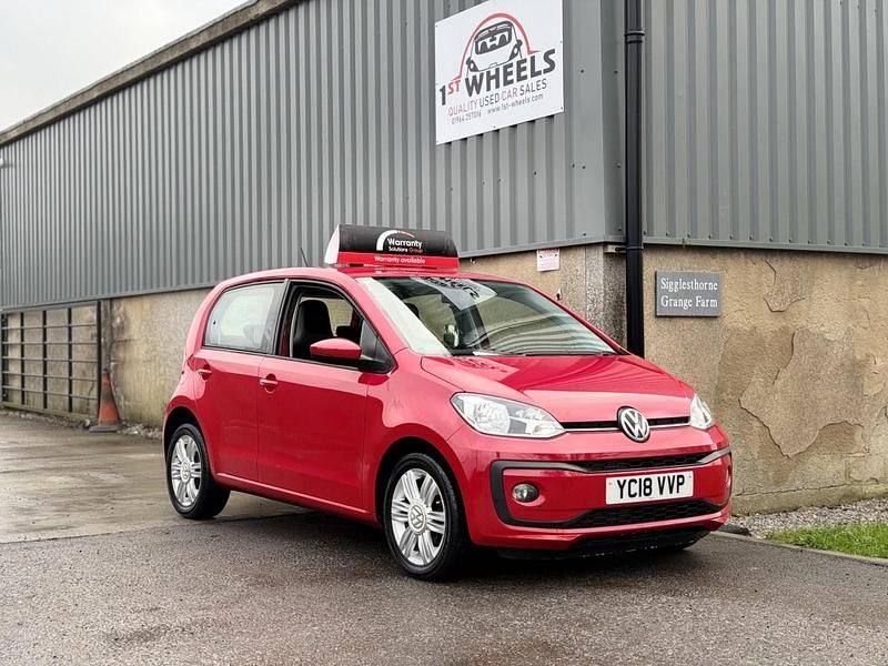Used VW up! high up! 75 HP (55 kW) 2018 Red Hatchback