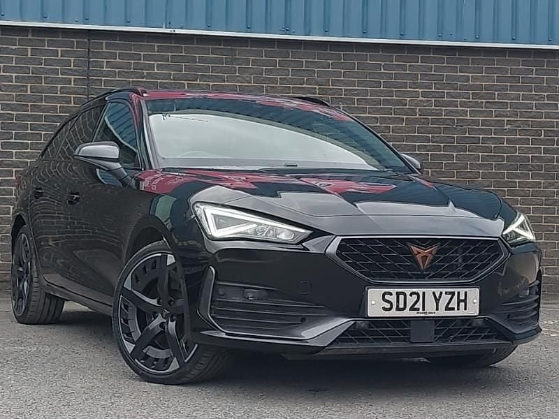 Black Used 2021 Cupra Leon VZ3 Estate | £16,498 (Fair price) - Image 1/4
