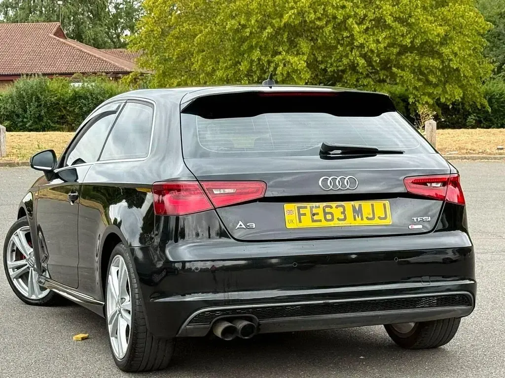 Used Audi A3 S-Line 2013 Black Hatchback