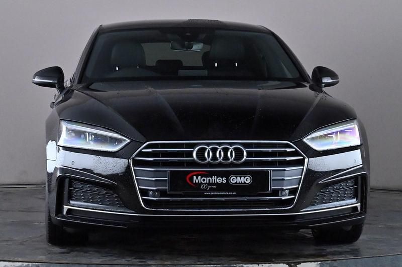 Used Audi A5 Sportback S-Line 190 HP (139 kW) 2018 Black Hatchback