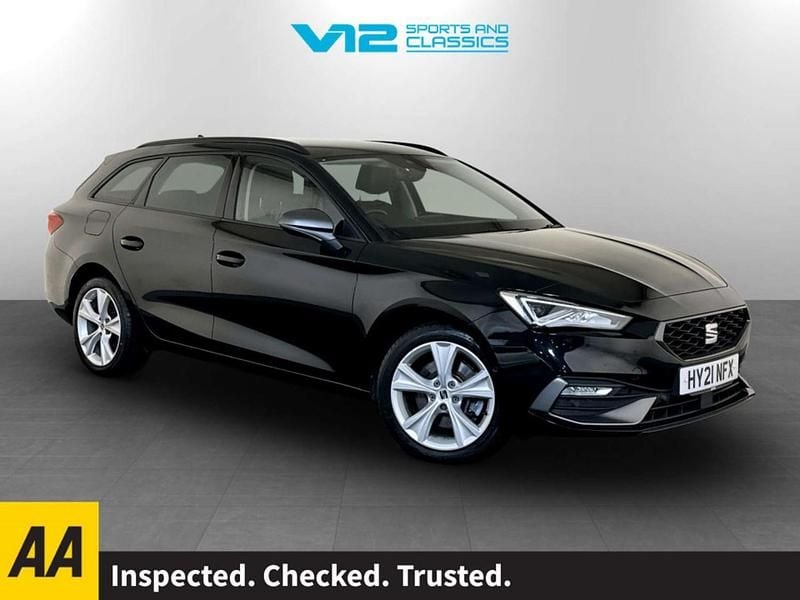 Used Seat Leon FR 204 HP (150 kW) 2021 Black Estate