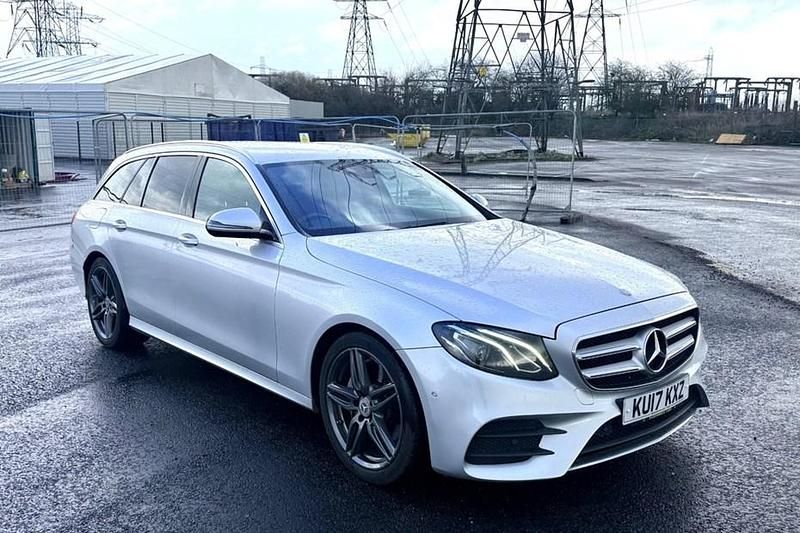 Used Mercedes E220 AMG line 2017 Silver Estate