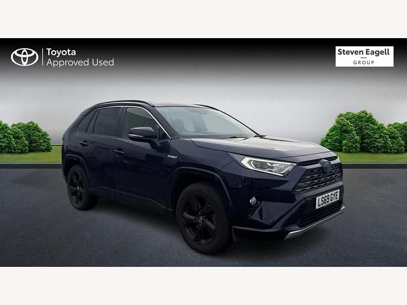 Used Toyota RAV4 215 HP (158 kW) 2019 Blue/black SUV