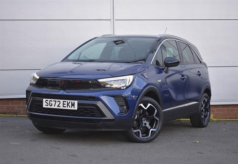Used Vauxhall Crossland Ultimate 130 HP (95 kW) 2022 Blue SUV
