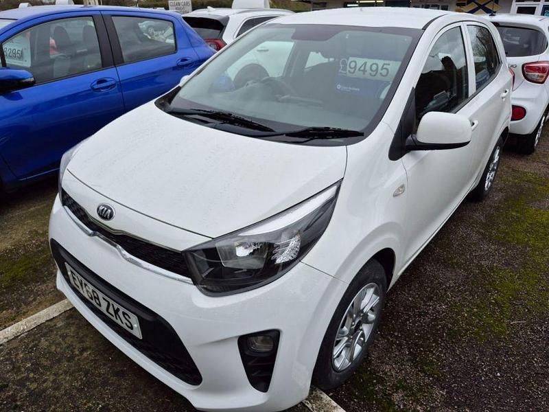Used Kia Picanto 84 HP (61 kW) 2018 White Hatchback