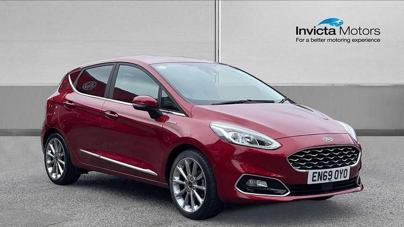 Red Used 2020 Ford Fiesta Vignale Hatchback | £14,200 (Fair price) - Image 1/4