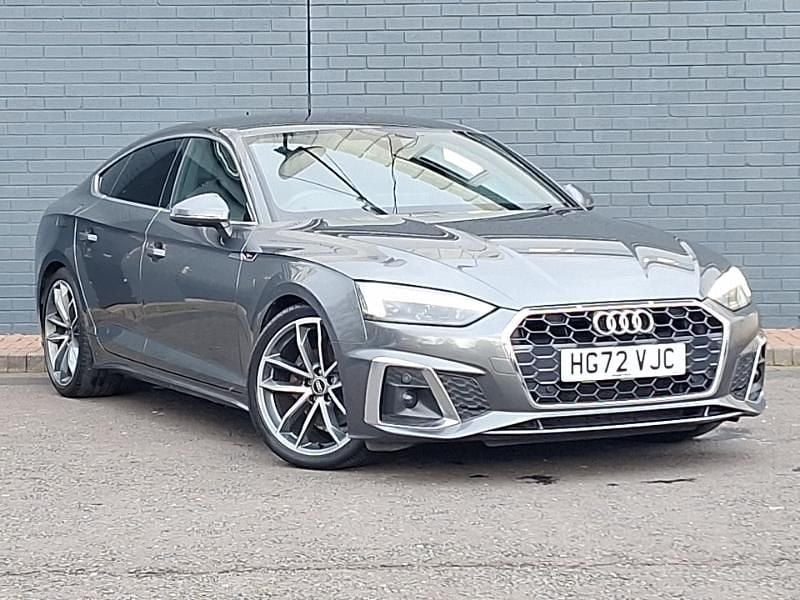 Grey Used 2023 Audi A5 S-Line Hatchback | £25,498 (Good price) - Image 1/4