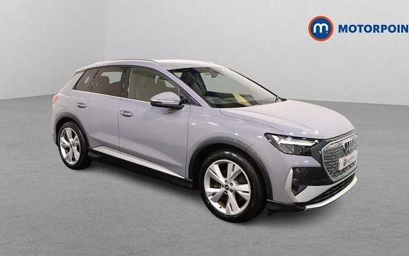 Grey Used 2021 Audi Q4 e-tron S-Line SUV | £18,549 (Good price) - Image 1/4