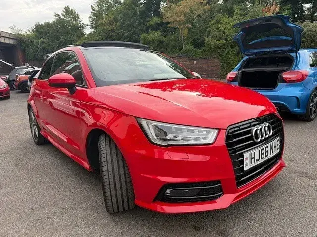 Used Audi A1 Black Edition 147 HP (108 kW) 2016 Red Hatchback