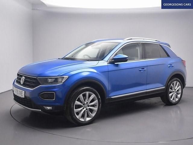 Used VW T-Roc SEL 190 HP (139 kW) 2019 Blue SUV