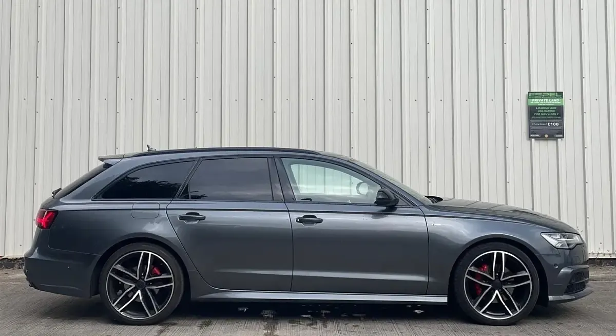 Used Audi A6 Black Edition 190 HP (139 kW) 2017 Grey Estate