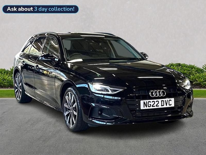 Black Used 2022 Audi A4 Sport Estate | £23,144 (Good price) - Image 1/4