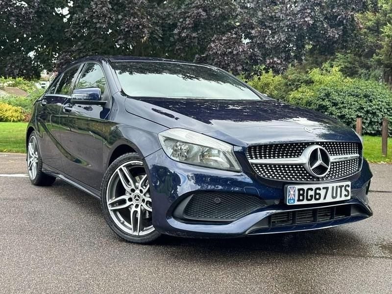 Blue Used 2017 Mercedes A180 AMG line Hatchback | £10,495 (Fair price) - Image 1/4