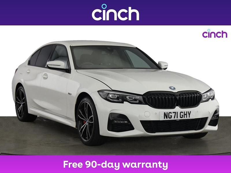 White Used 2021 BMW 330e M Sport Sedan | £19,999 (A bit pricey) - Image 1/3