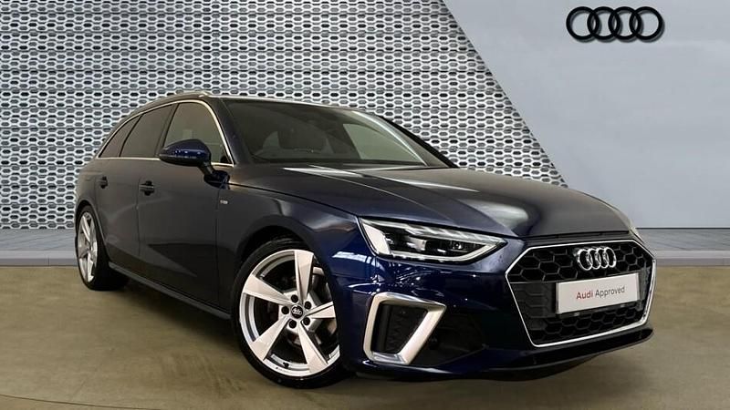 Used Audi A4 S-Line 163 HP (119 kW) 2023 Blue Estate