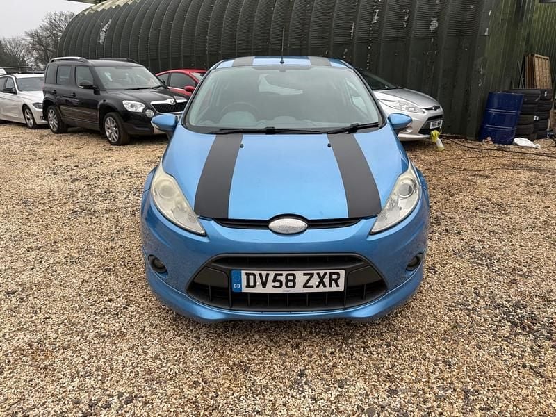 Used Ford Fiesta Zetec 2008 Blue Hatchback