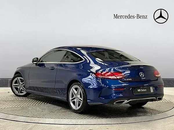 Used Mercedes C200 AMG Line Premium 2019 Blue Coupe
