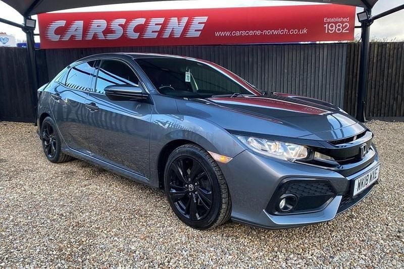 Grey Used 2018 Honda Civic SR Hatchback | £10,999 (Fair price) - Image 1/1