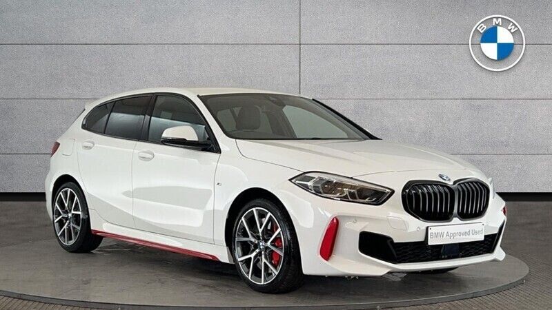 White Used 2024 BMW 128 Shadowline | £27,971 (Fair price) - Image 1/4