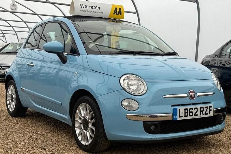 Blue Used 2012 Fiat 500C Lounge Cabriolet | £4,199 (Fair price) - Image 1/1