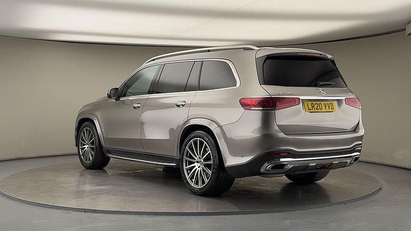 Mojave silver Used 2020 Mercedes GLS400 AMG line SUV | £51,450 (Good price) - Image 1/3