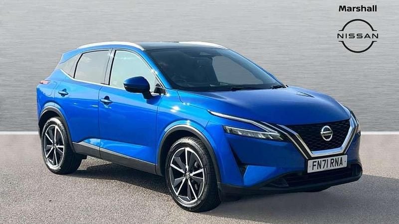 Blue Used 2021 Nissan Qashqai Tekna SUV | £17,281 (Fair price) - Image 1/4